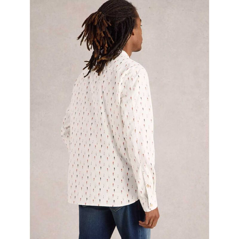 White Stuff Cycling Printed Shirt image number 1